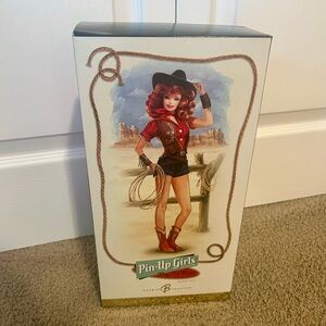 Barbie Gold Label Pin-Up Girls Collection Way Out West Barbie Doll J0934 Mattel